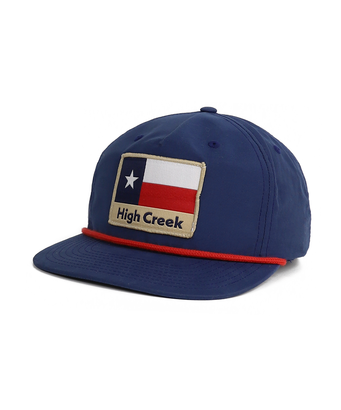 High Creek Rustic TX Flag Patch Hat