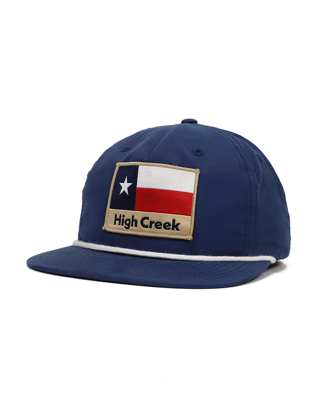 High Creek Rustic TX Flag Patch Hat
