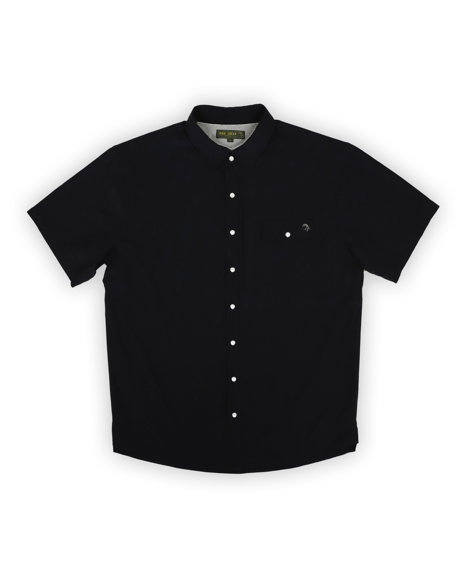 4 Mile Creek Pearl Snap Button - Up Black - High Creek