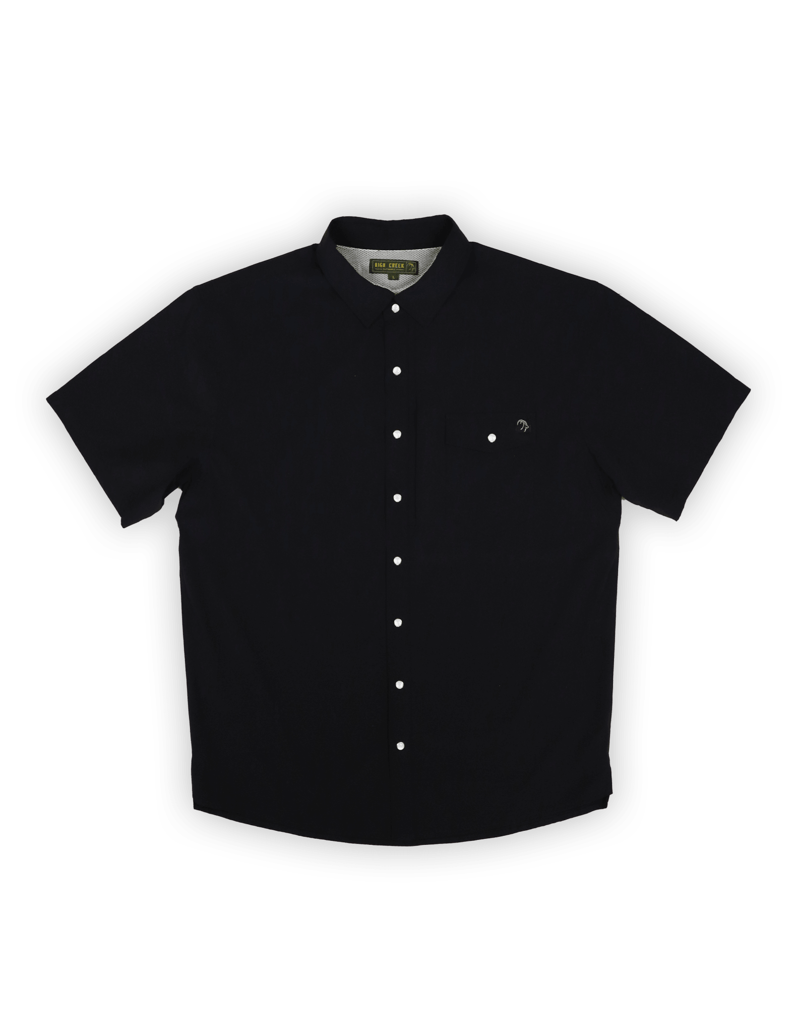 4 Mile Creek Pearl Snap Button - Up Black - High Creek