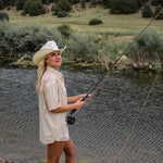 4 Mile Creek Pearl Snap Button - Up Bone - High Creek