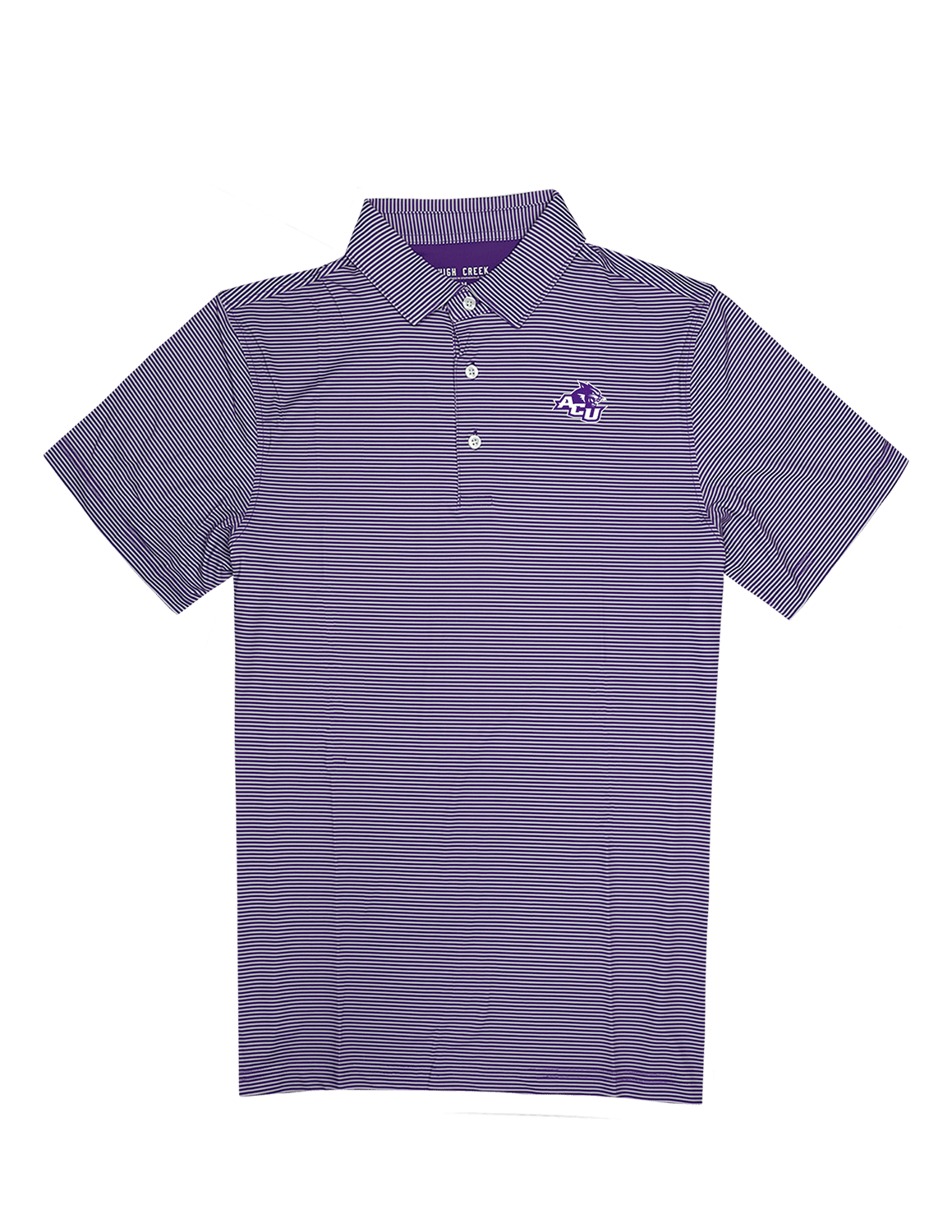 ACU Hairline Stripe Polo - High Creek