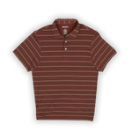 Apex Stripe Polo Maroon - High Creek
