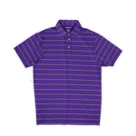 Apex Stripe Polo Purple - High Creek