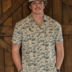 Baylor University Burk Short Sleeve Button Up - High Creek