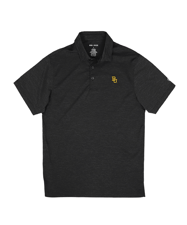 Baylor University Clayton Black Polo - High Creek