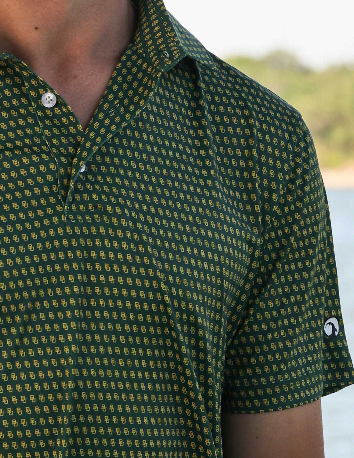 Baylor University Interlocking BU Polo - High Creek