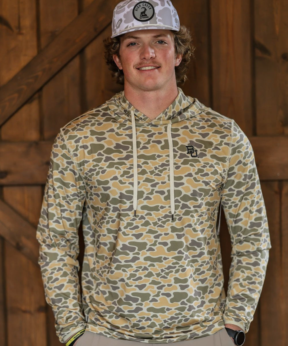 Baylor University Long Hollow Performance Hoodie - High Creek