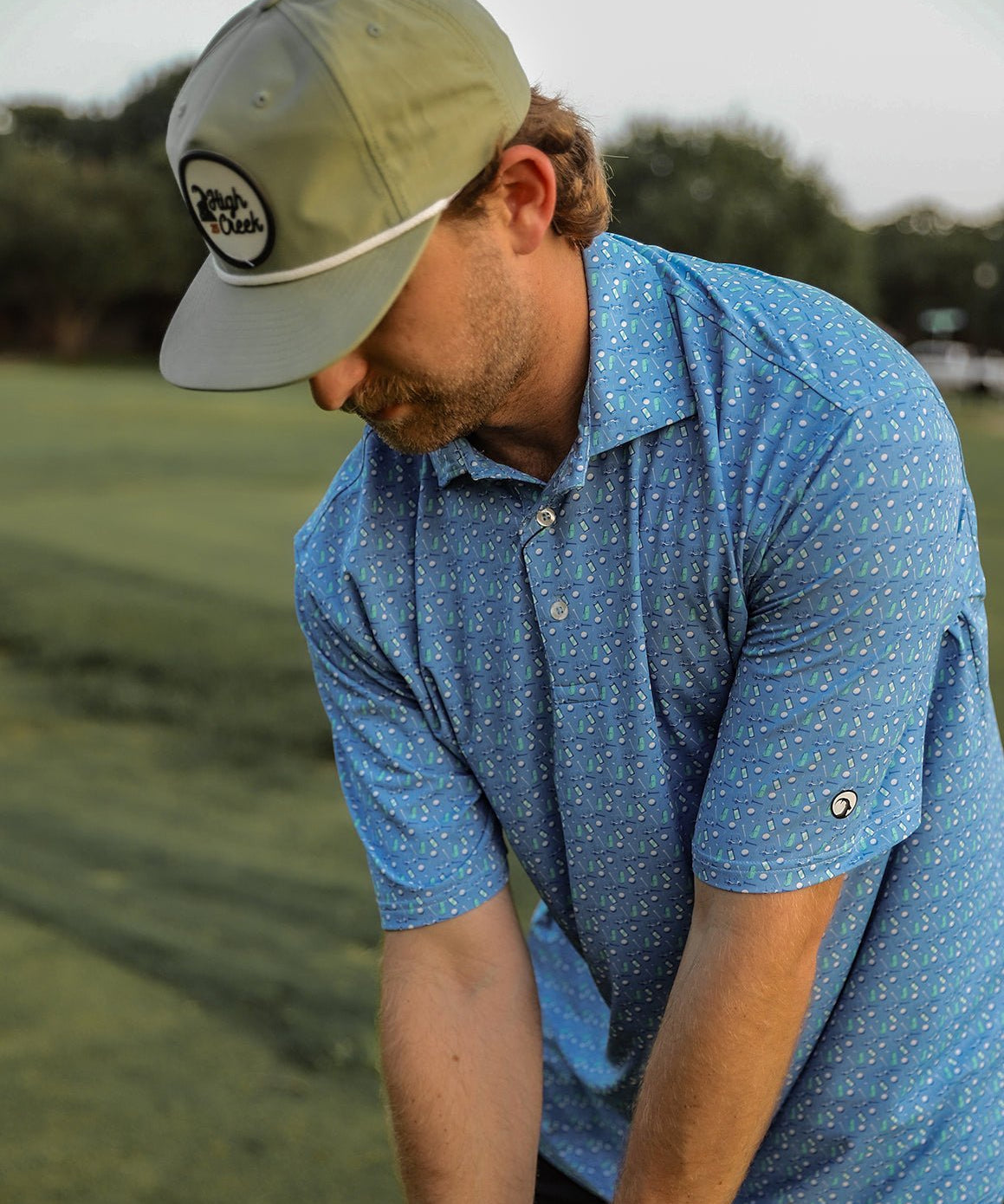 Beer Thirty Printed Polo - High Creek