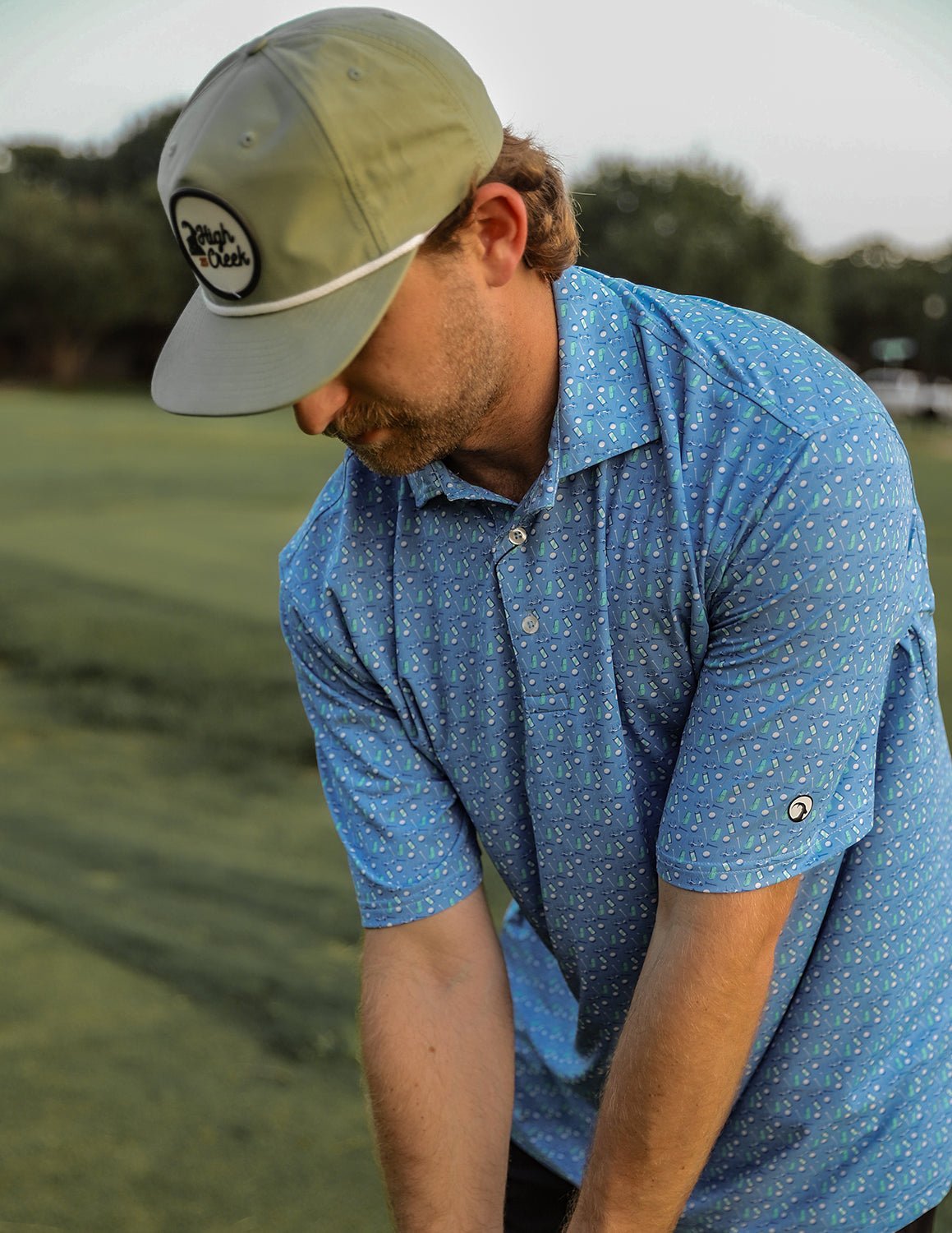 Beer Thirty Printed Polo - High Creek