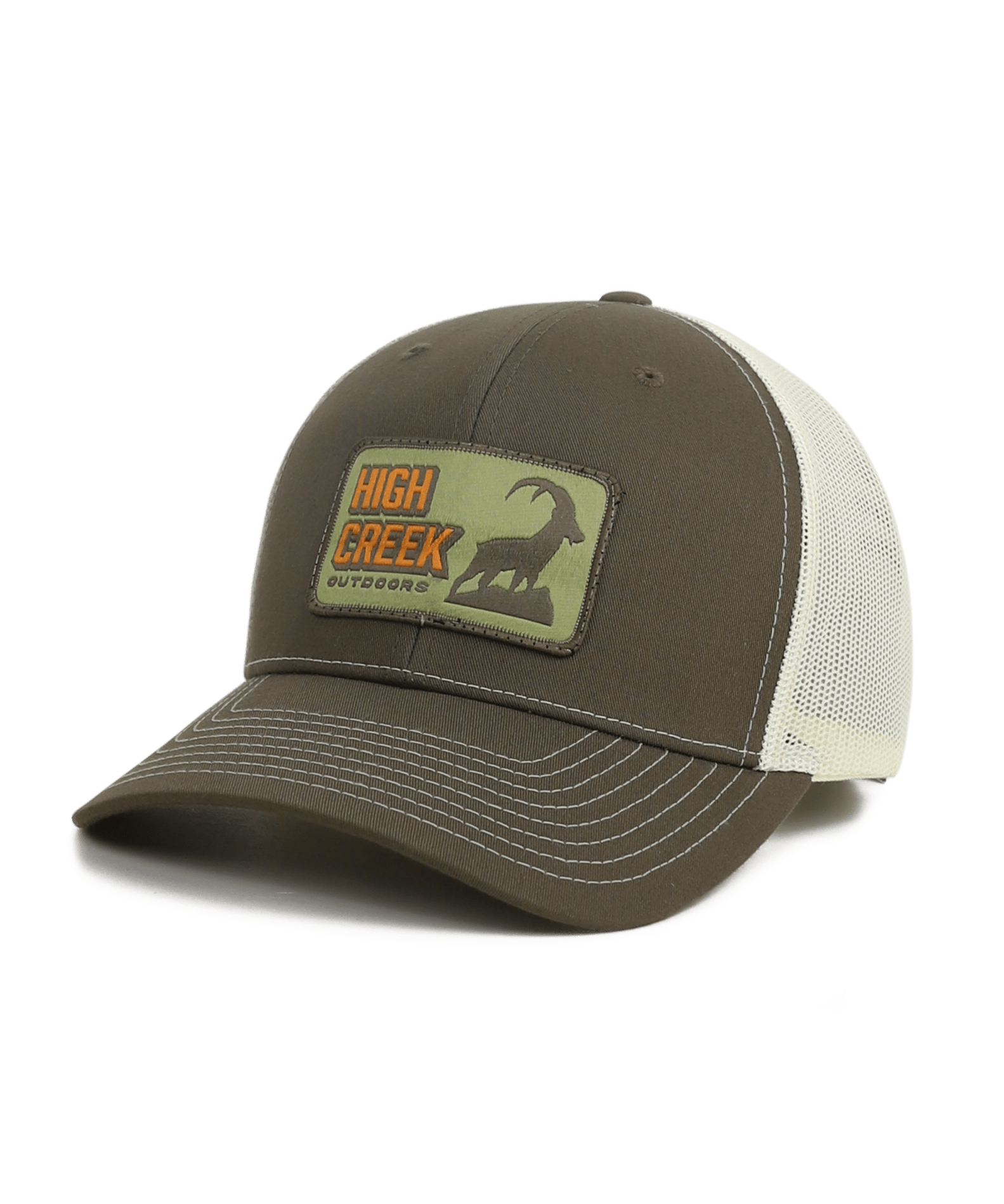 Cadmium Ibex Patch Mesh Back Hat Brown - High Creek