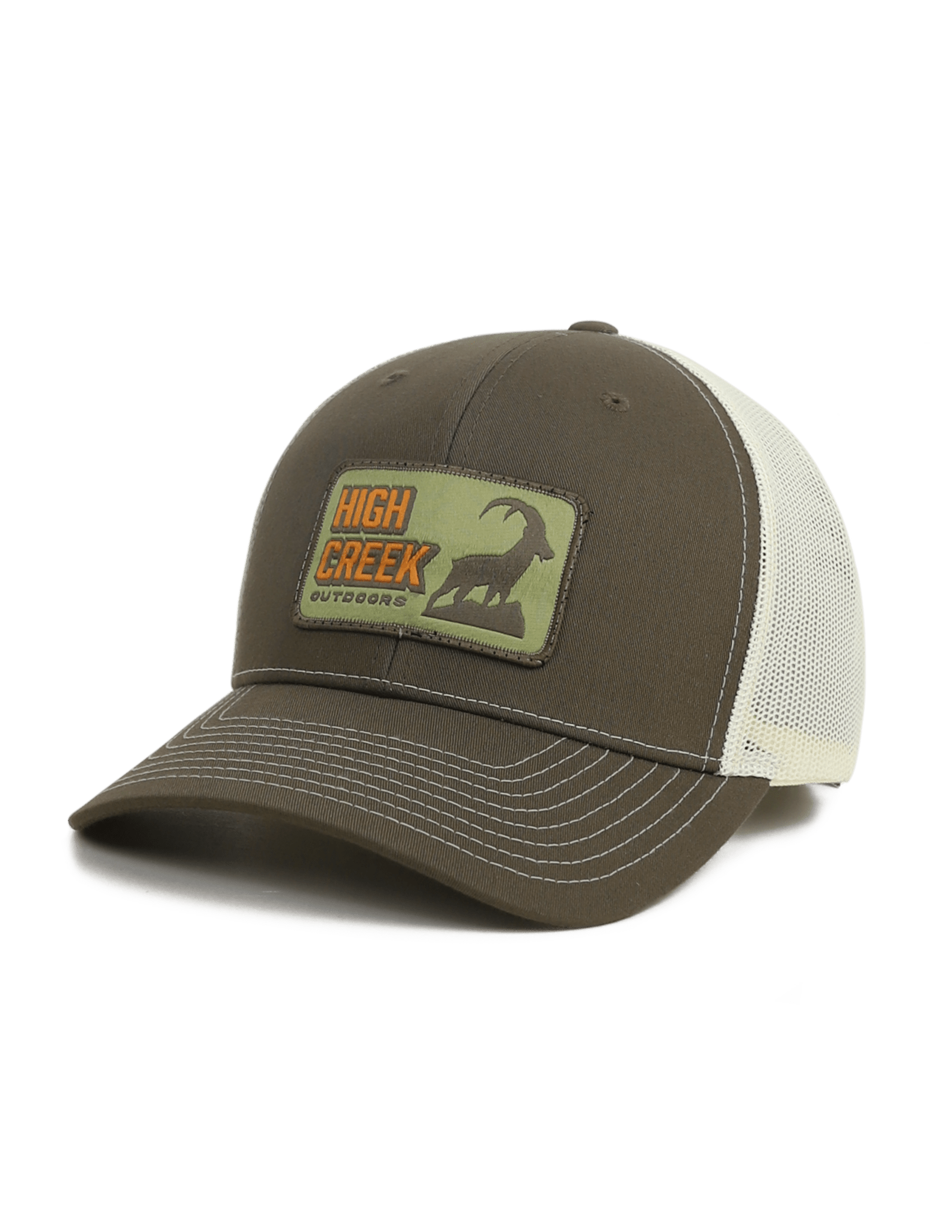 Cadmium Ibex Patch Mesh Back Hat Brown - High Creek
