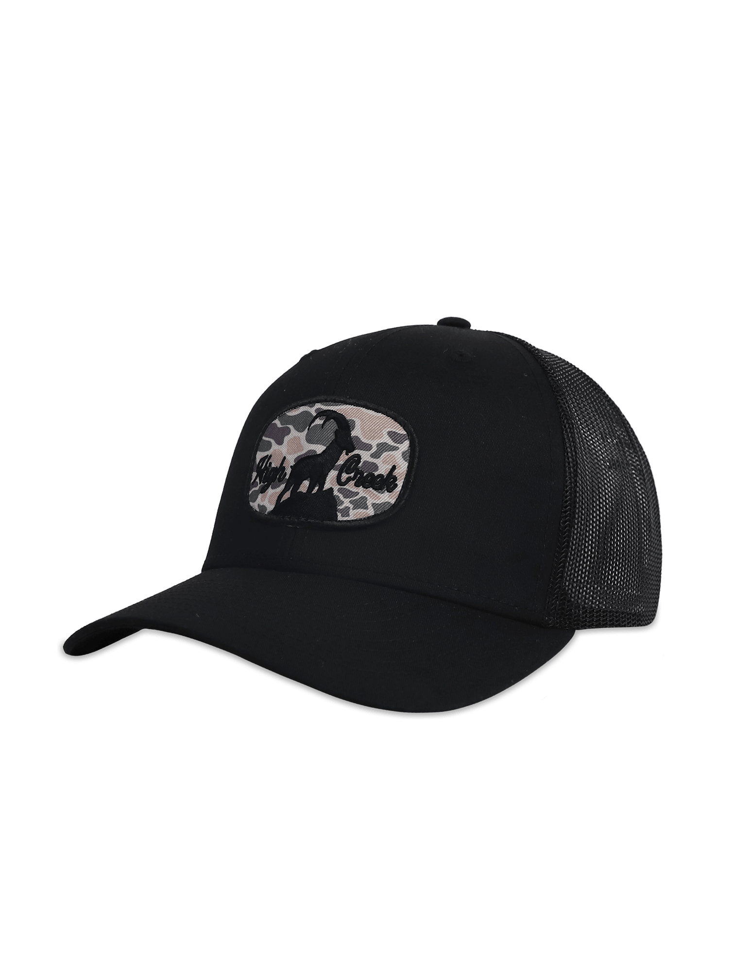 Camo Flat Oval Patch Hat - High Creek