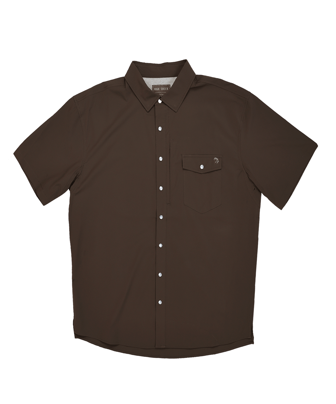 COMING SOON: 4 Mile Creek Pearl Snap Button-Up Dark Mocha - High Creek