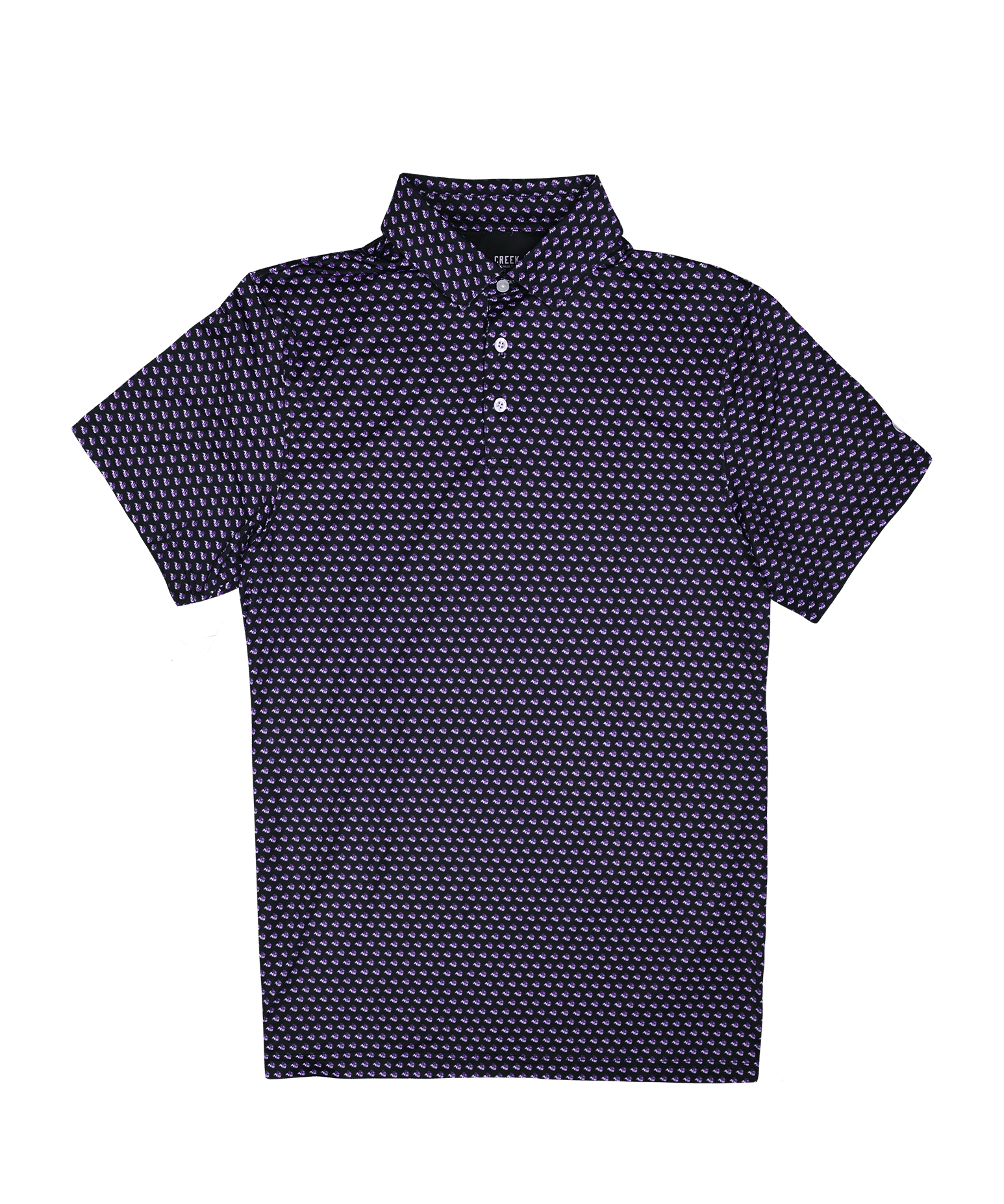 COMING SOON: ACU Black Stairstep Polo - High Creek