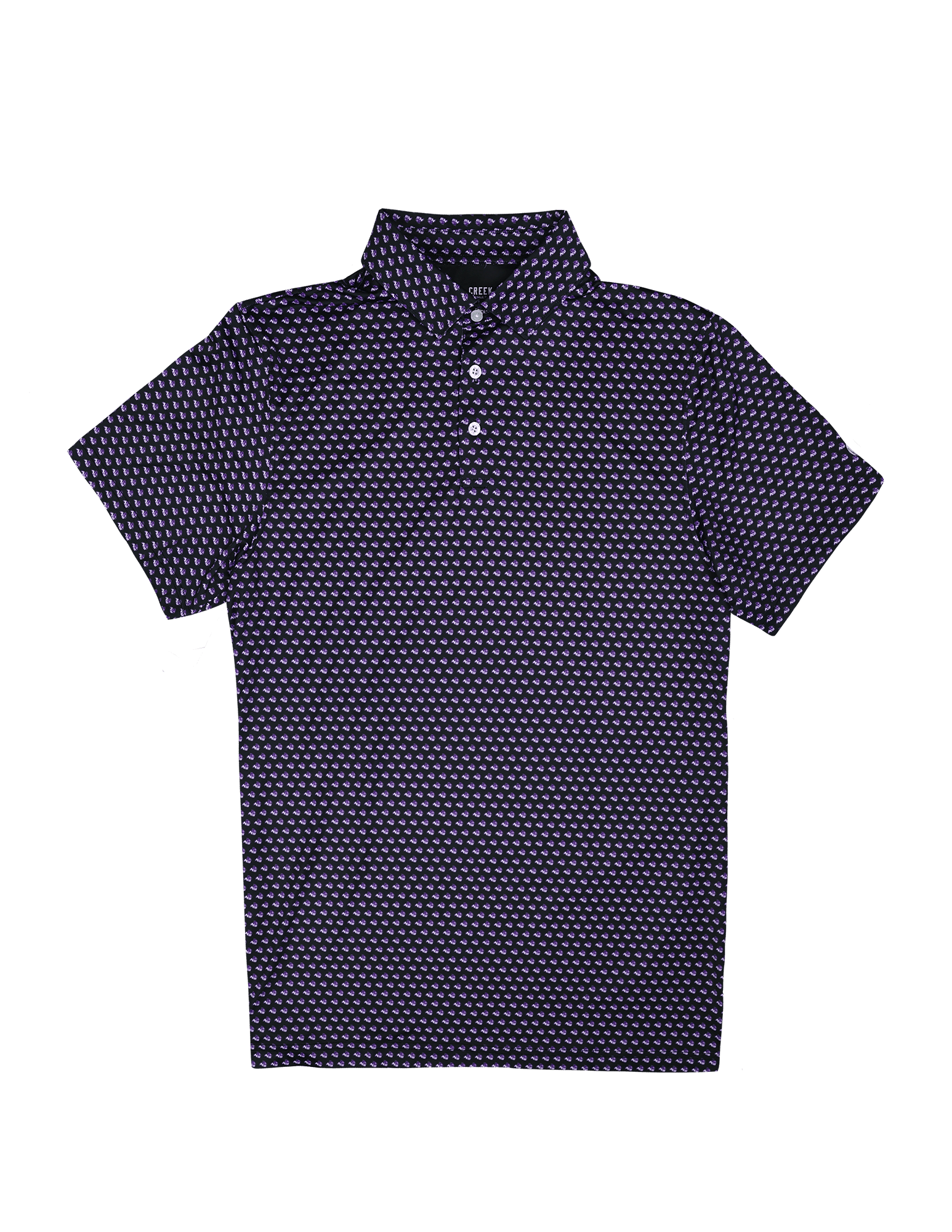 COMING SOON: ACU Black Stairstep Polo - High Creek
