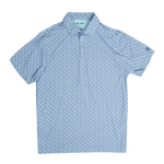 COMING SOON: Bluebonnet Overload Printed Polo - High Creek