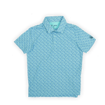 COMING SOON: Bluebonnet Overload Youth Printed Polo - High Creek