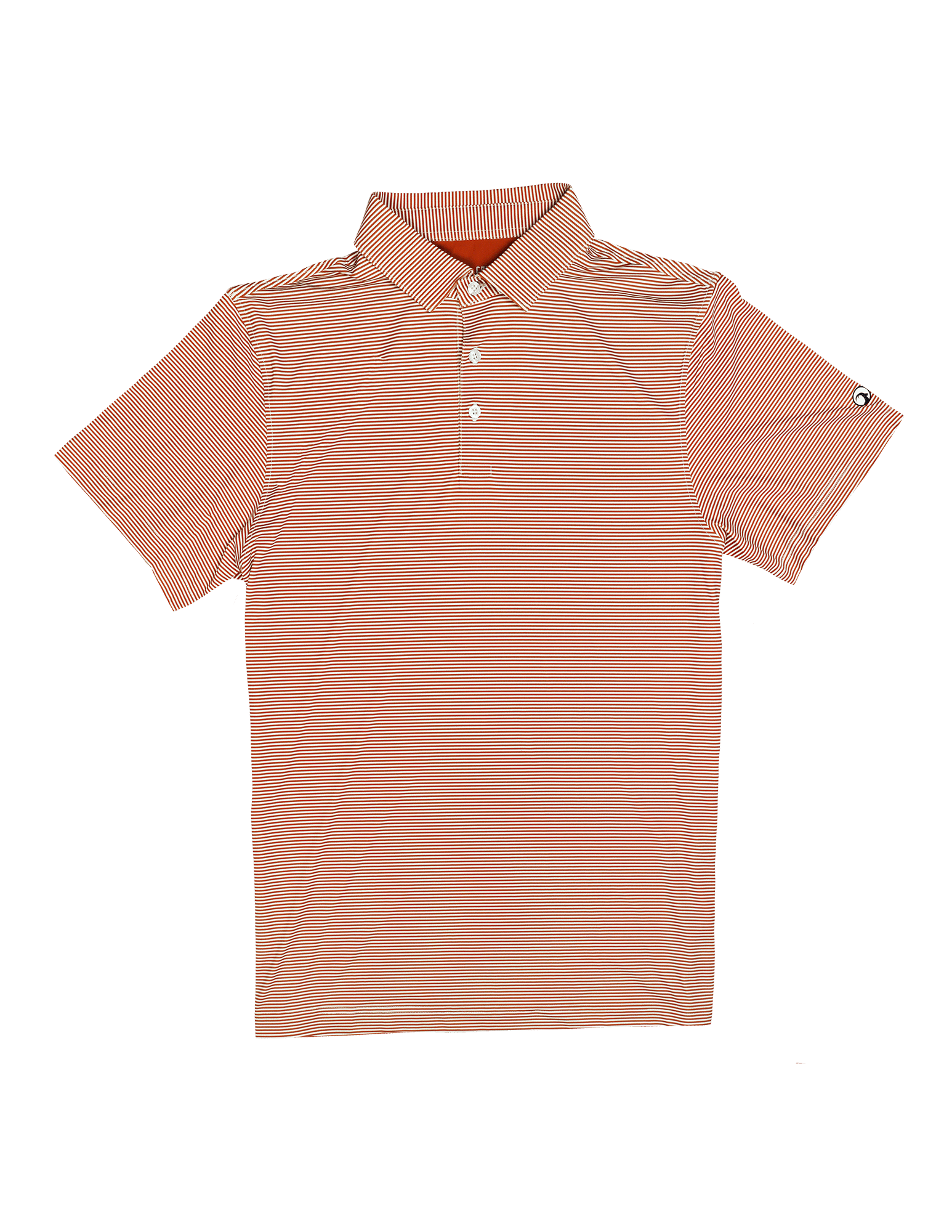 COMING SOON: Hairline Stripe Polo Cedar & White - High Creek