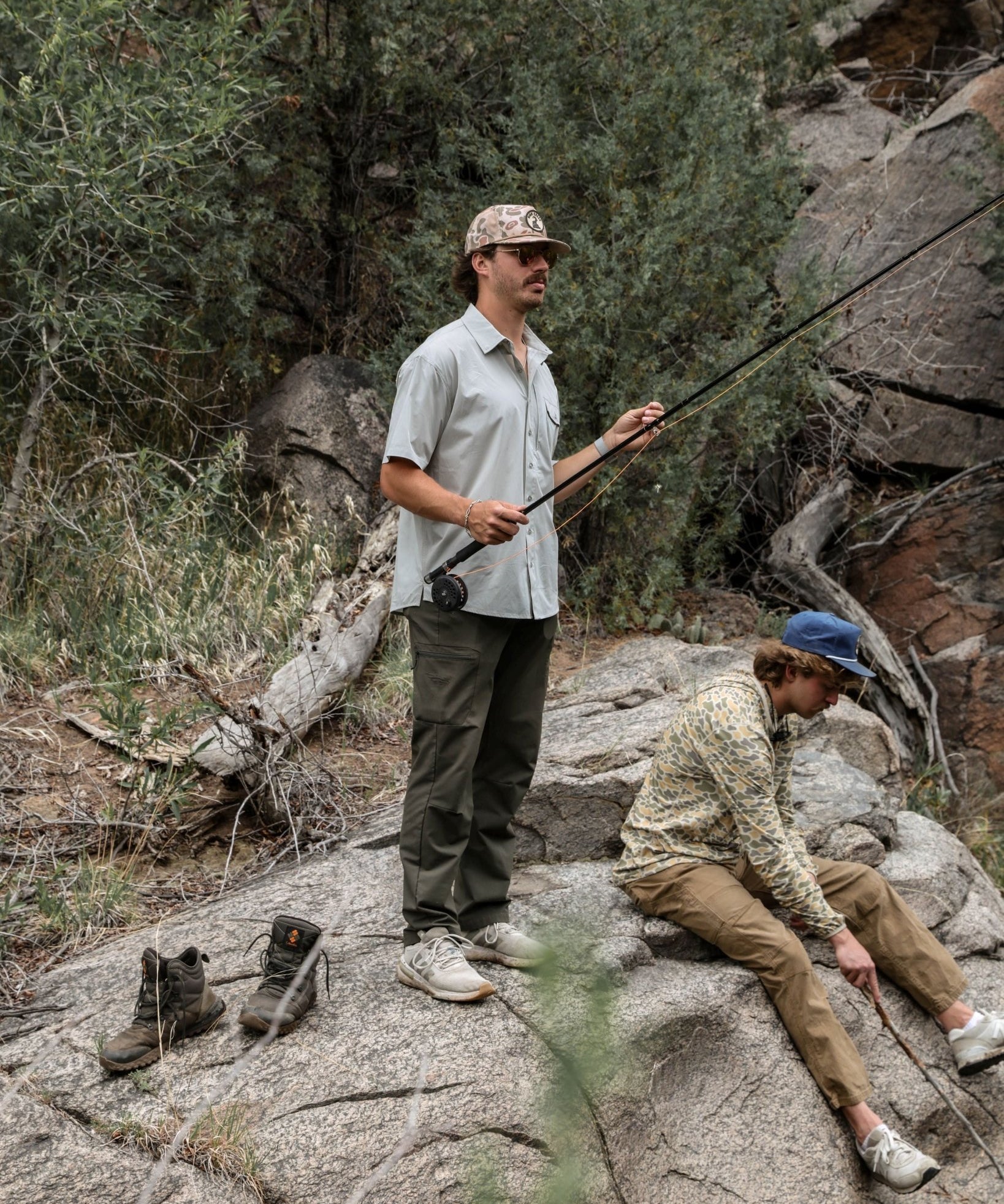 COMING SOON: High Creek Fishing Shirt Cool Grey - High Creek