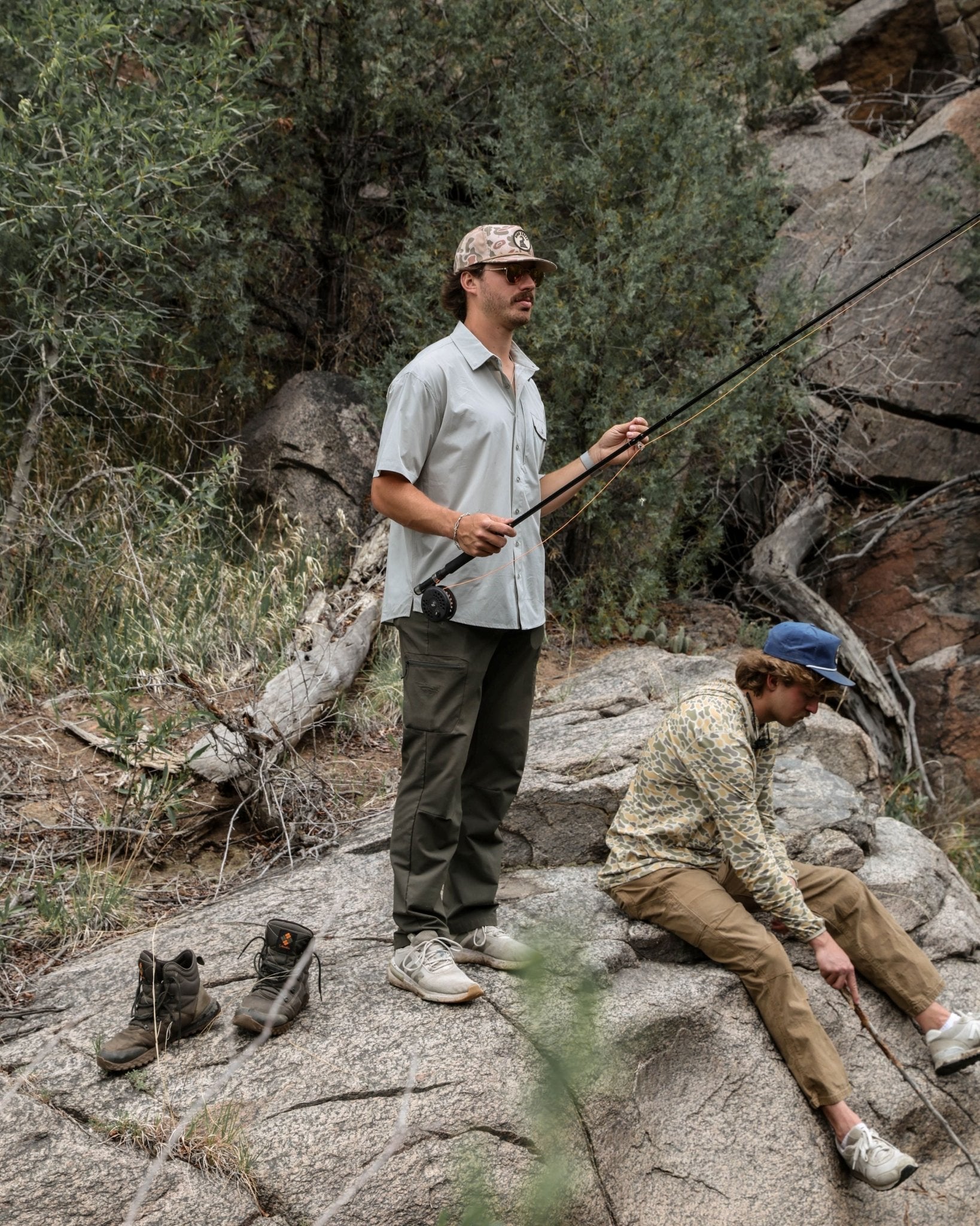 COMING SOON: High Creek Fishing Shirt Cool Grey - High Creek