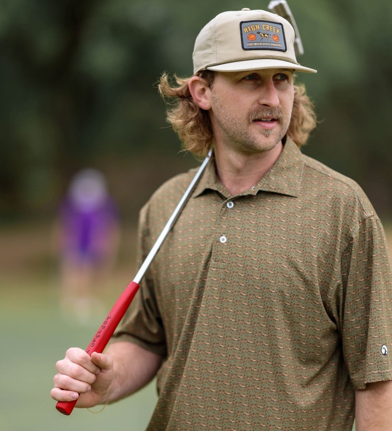 COMING SOON: Huntin', Fishin', Campin' Printed Polo - High Creek