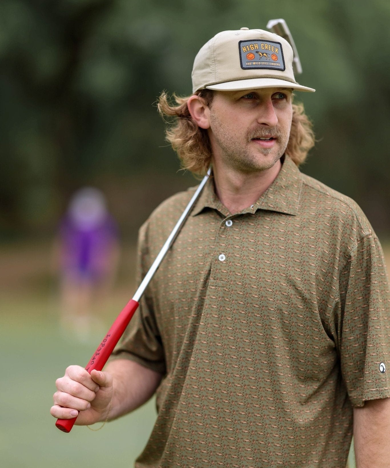 COMING SOON: Huntin', Fishin', Campin' Printed Polo - High Creek