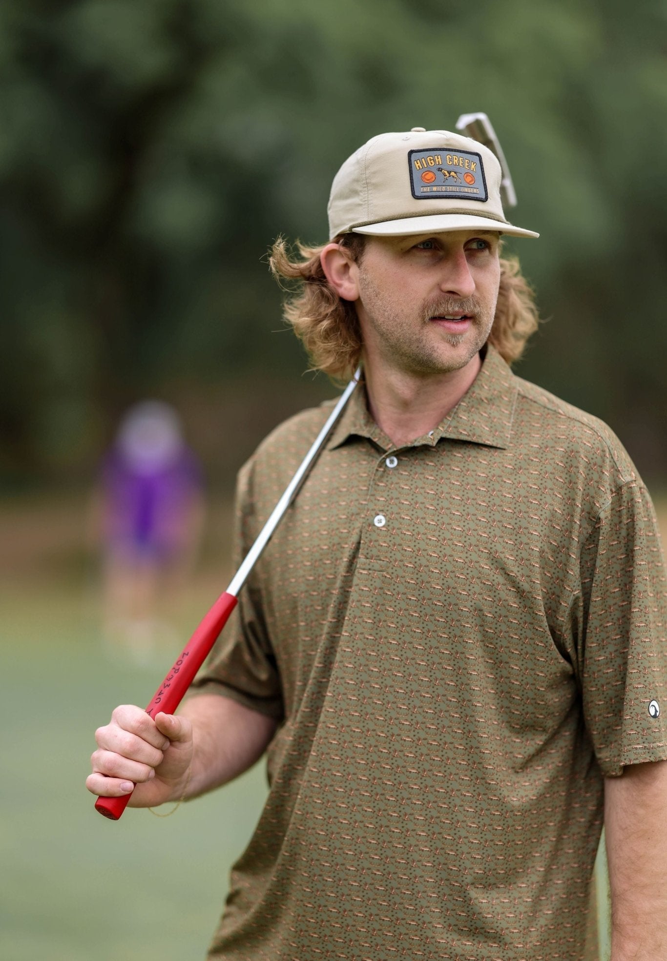 COMING SOON: Huntin', Fishin', Campin' Printed Polo - High Creek
