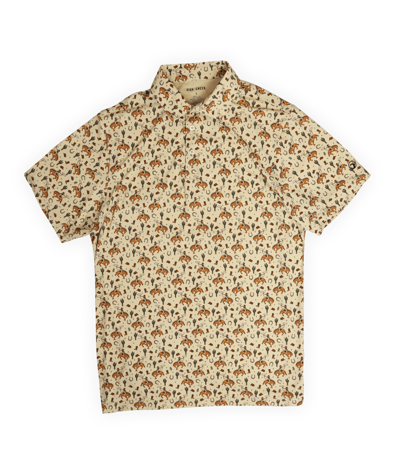 COMING SOON: Rodeo Days Printed Polo - High Creek