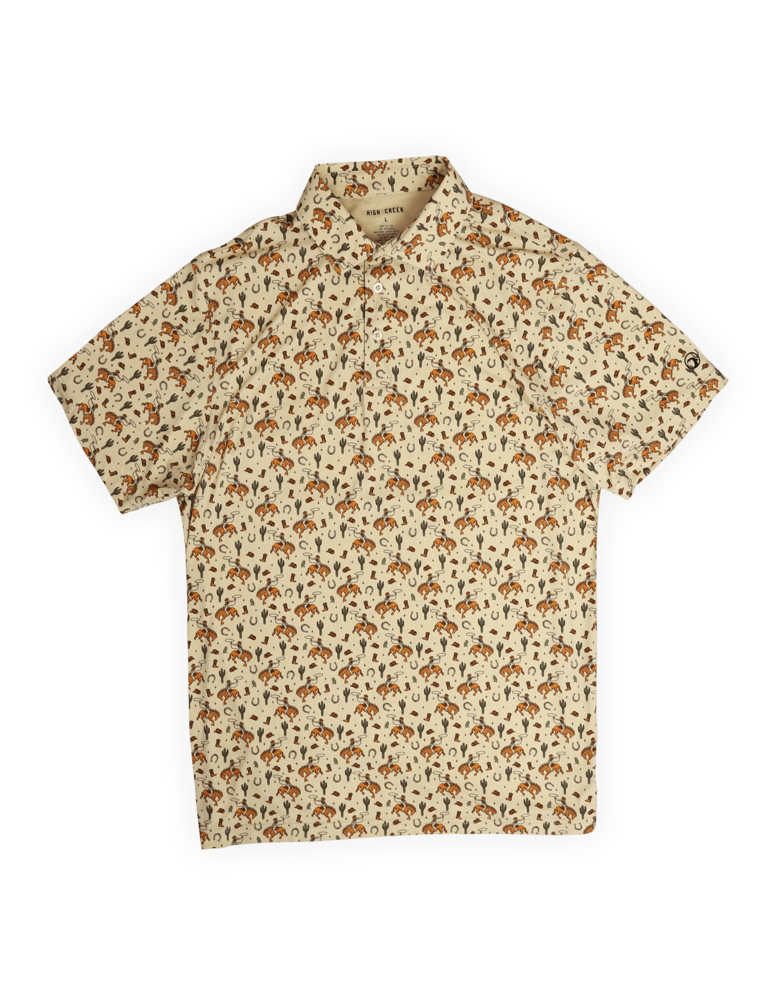 COMING SOON: Rodeo Days Printed Polo - High Creek