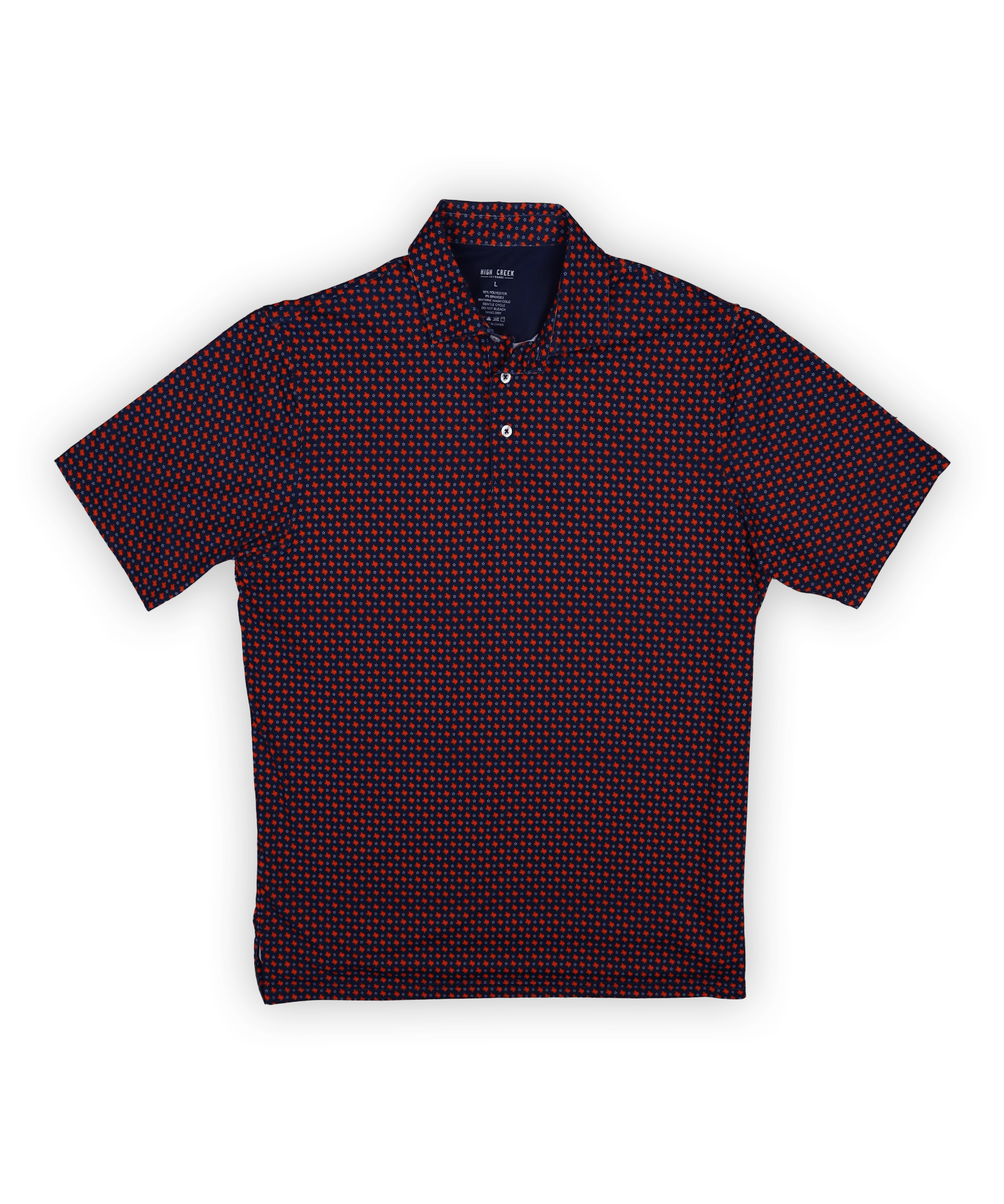 COMING SOON: The Alamo Printed Polo - High Creek