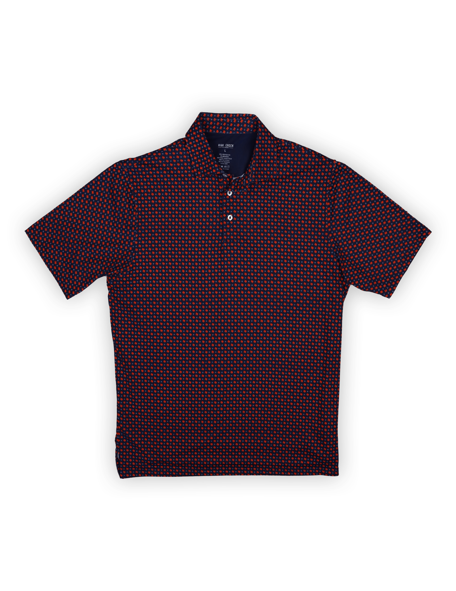 COMING SOON: The Alamo Printed Polo - High Creek