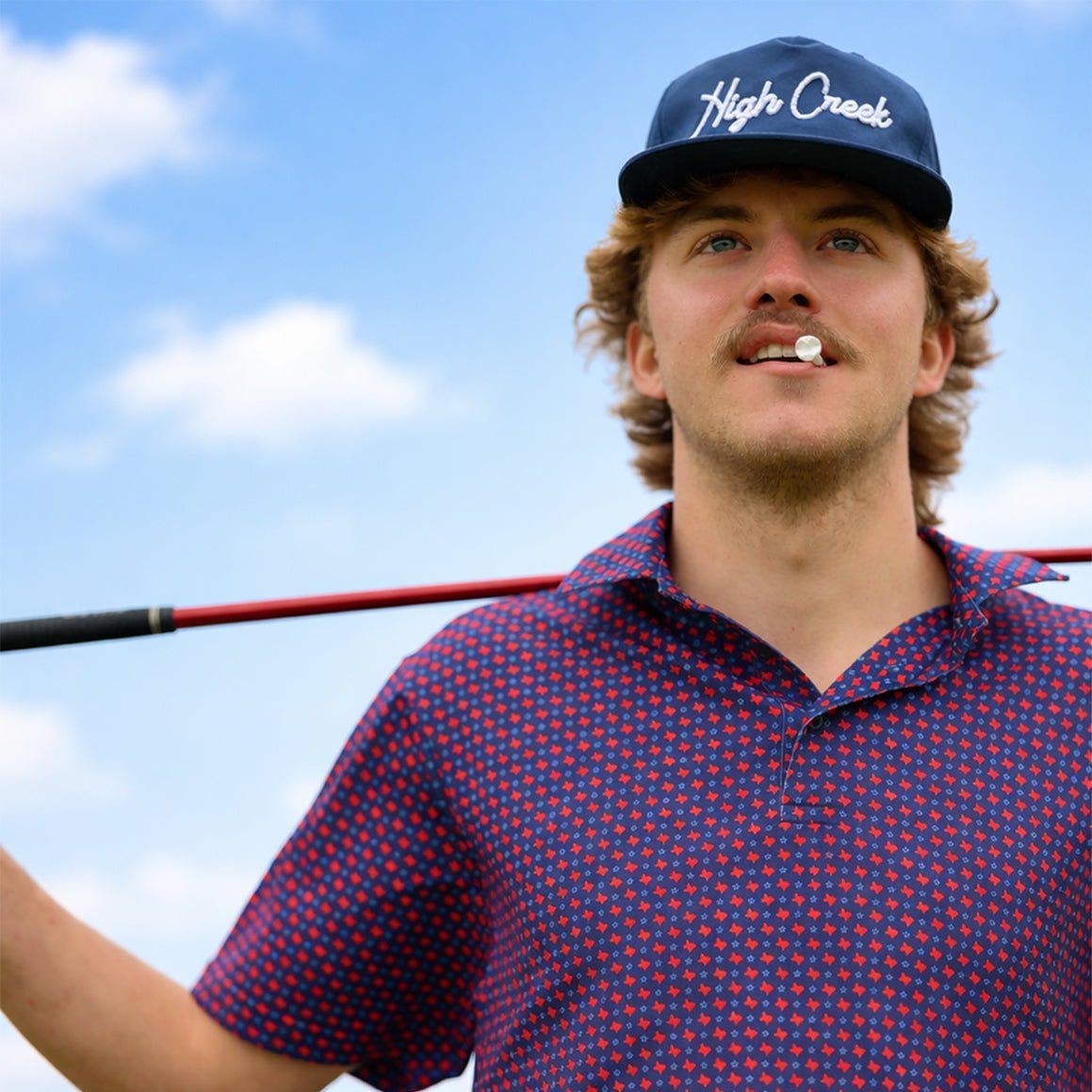 COMING SOON: The Alamo Printed Polo - High Creek