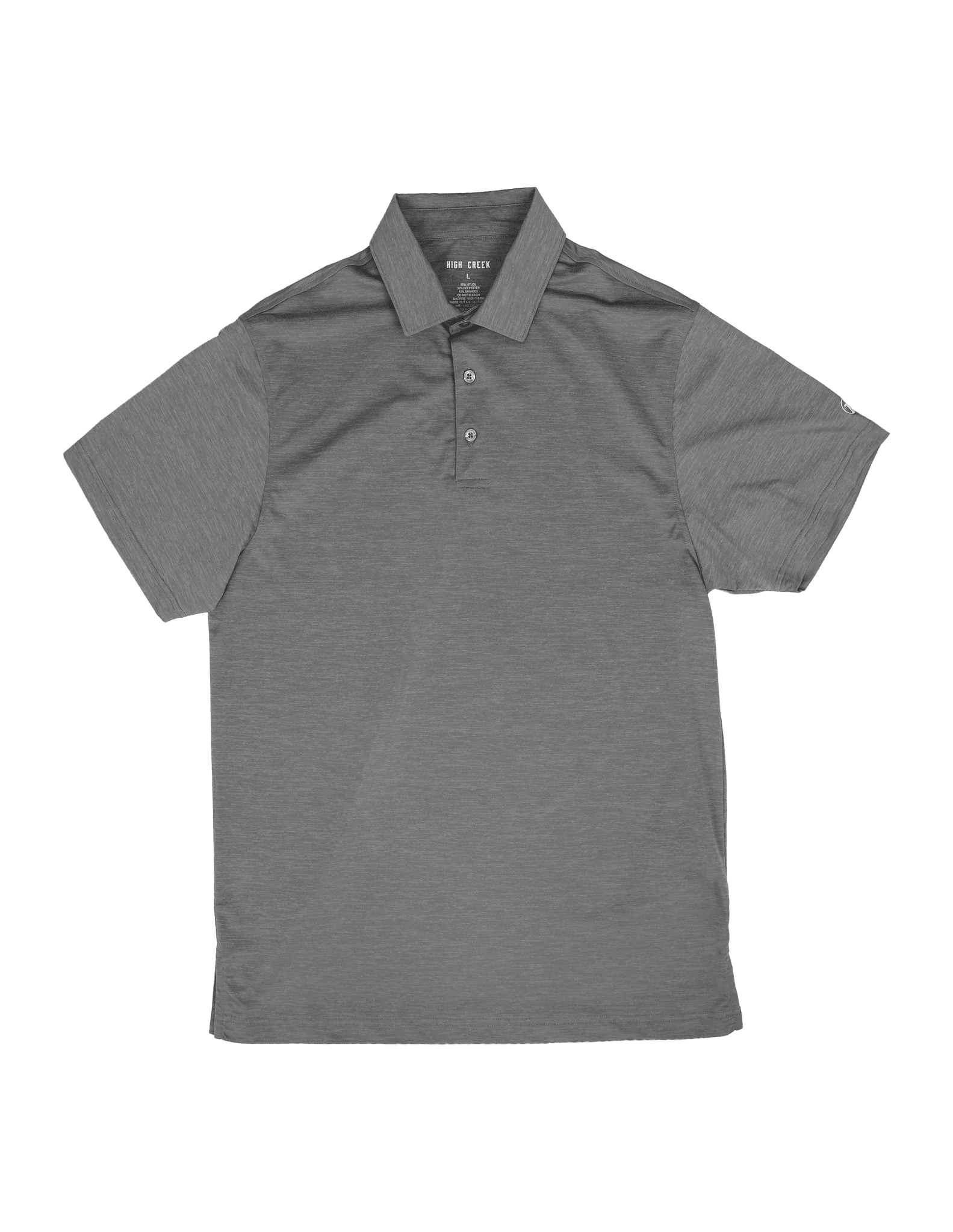 COMING SOON: The Clayton Heather Charcoal Polo - High Creek