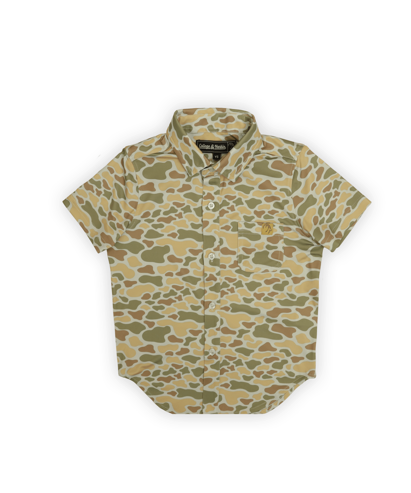 COMING SOON: The Youth Burk Short Sleeve Button Up Cripple Creek Camo - High Creek