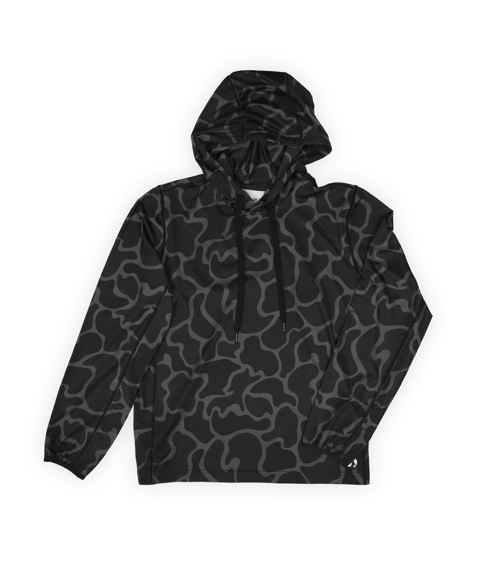 COMING SOON: The Youth Long Hollow Performance Hoodie Black Camo - High Creek