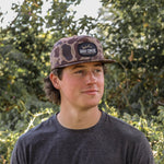 Cripple Creek Oval Patch Camo Hat Bark Duck Camo - High Creek