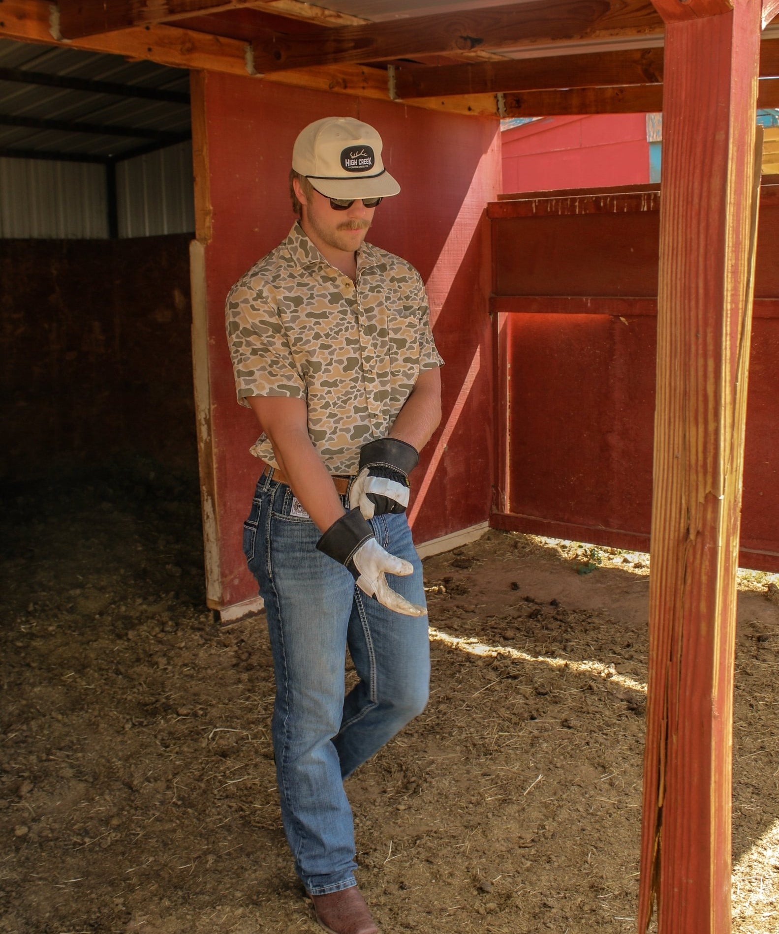 Cripple Creek Oval Patch Hat Birch - High Creek