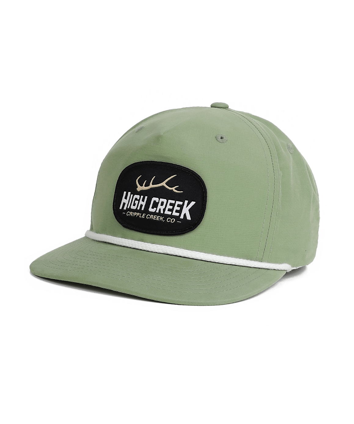 Cripple Creek Oval Patch Hat Sage - High Creek