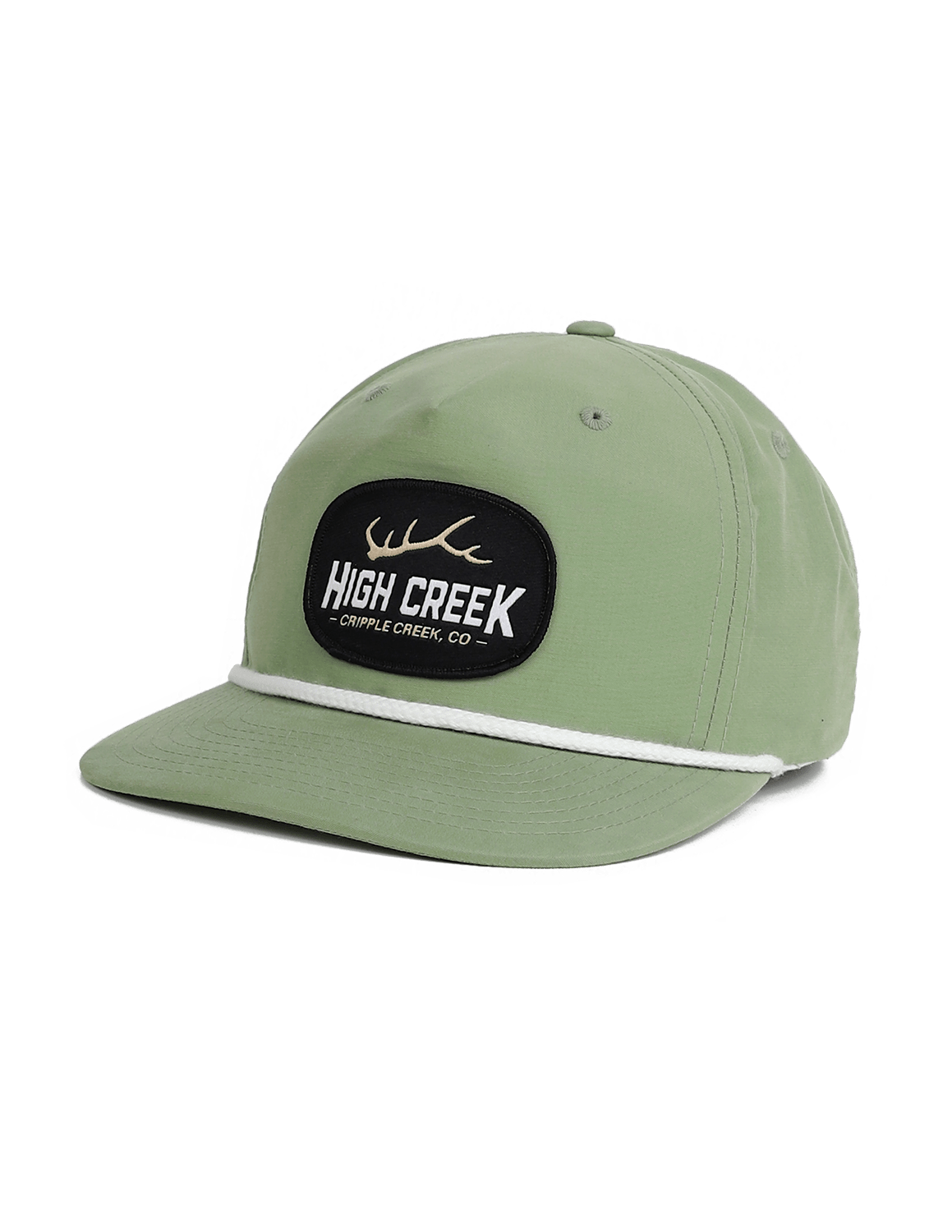 Cripple Creek Oval Patch Hat Sage - High Creek
