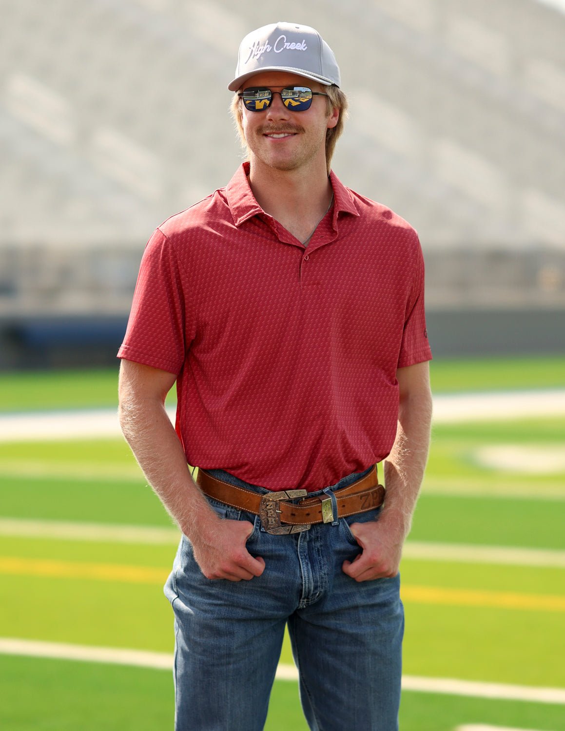Florida State Spear Head Pattern Polo - High Creek
