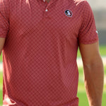 Florida State University Lux Chevron Polo - High Creek
