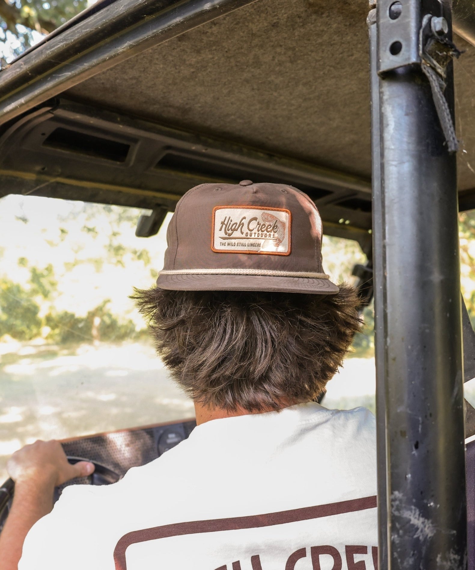 Gone Fishing Patch Hat Mocha - High Creek