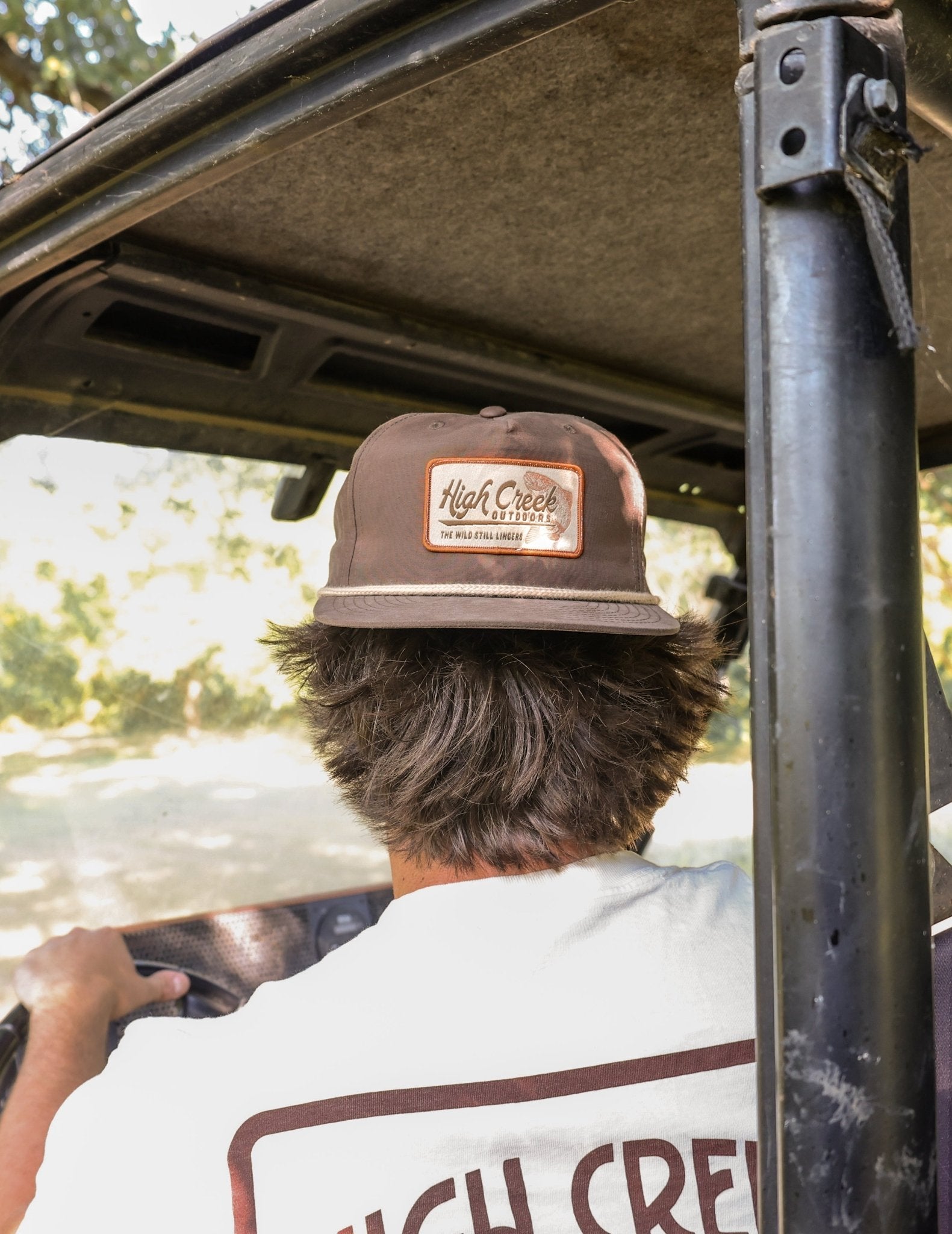 Gone Fishing Patch Hat Mocha - High Creek