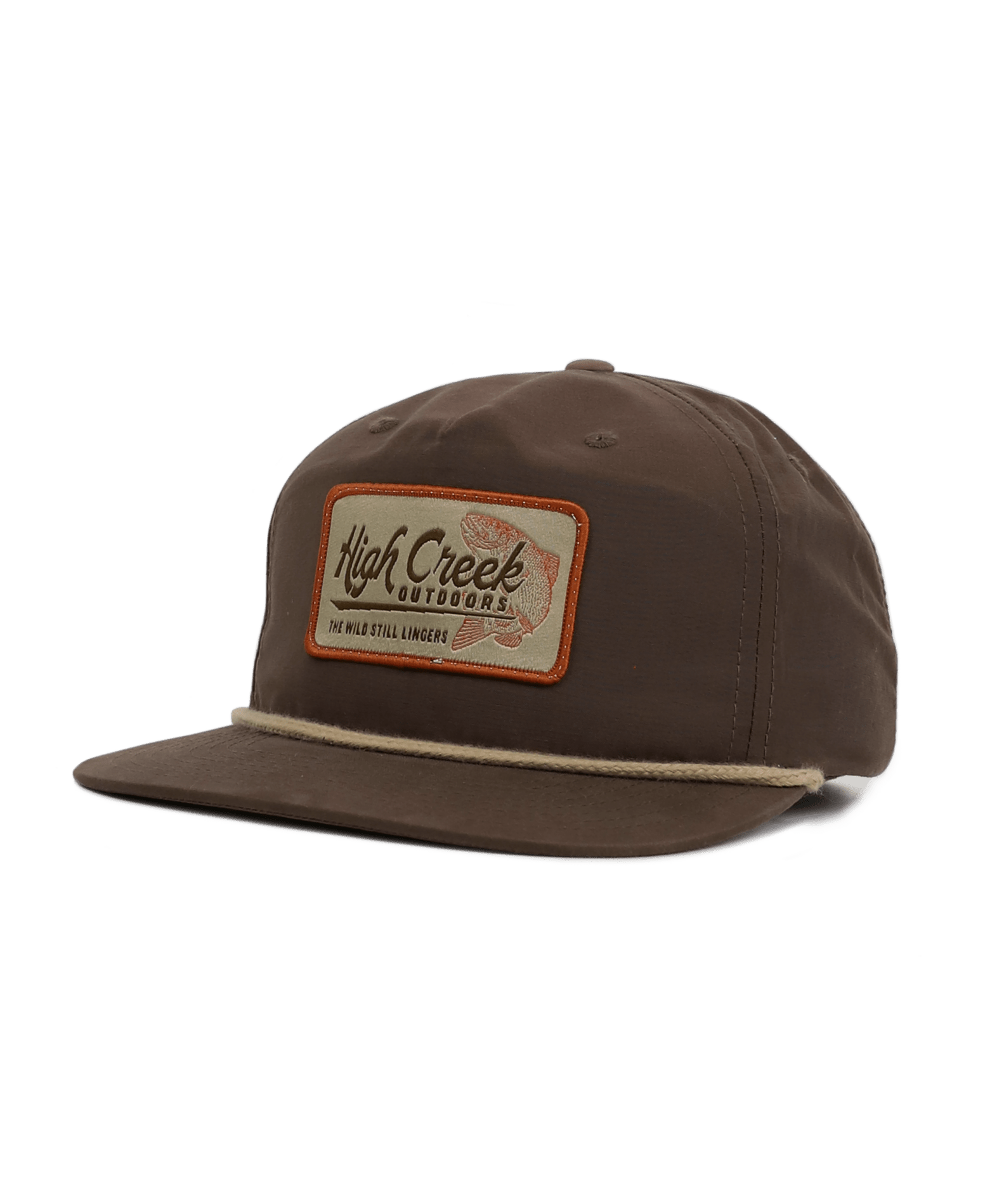 Gone Fishing Patch Hat Mocha - High Creek