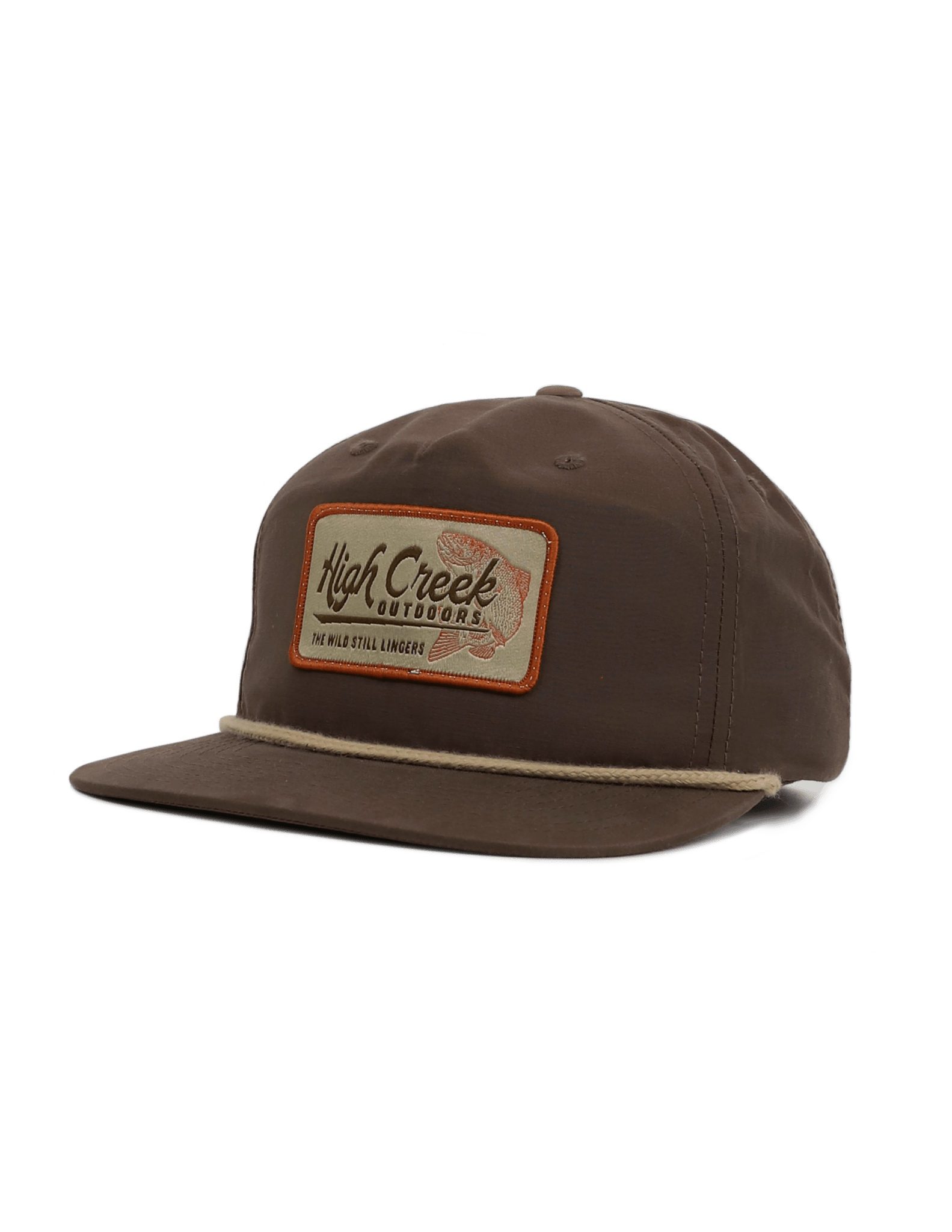 Gone Fishing Patch Hat Mocha - High Creek