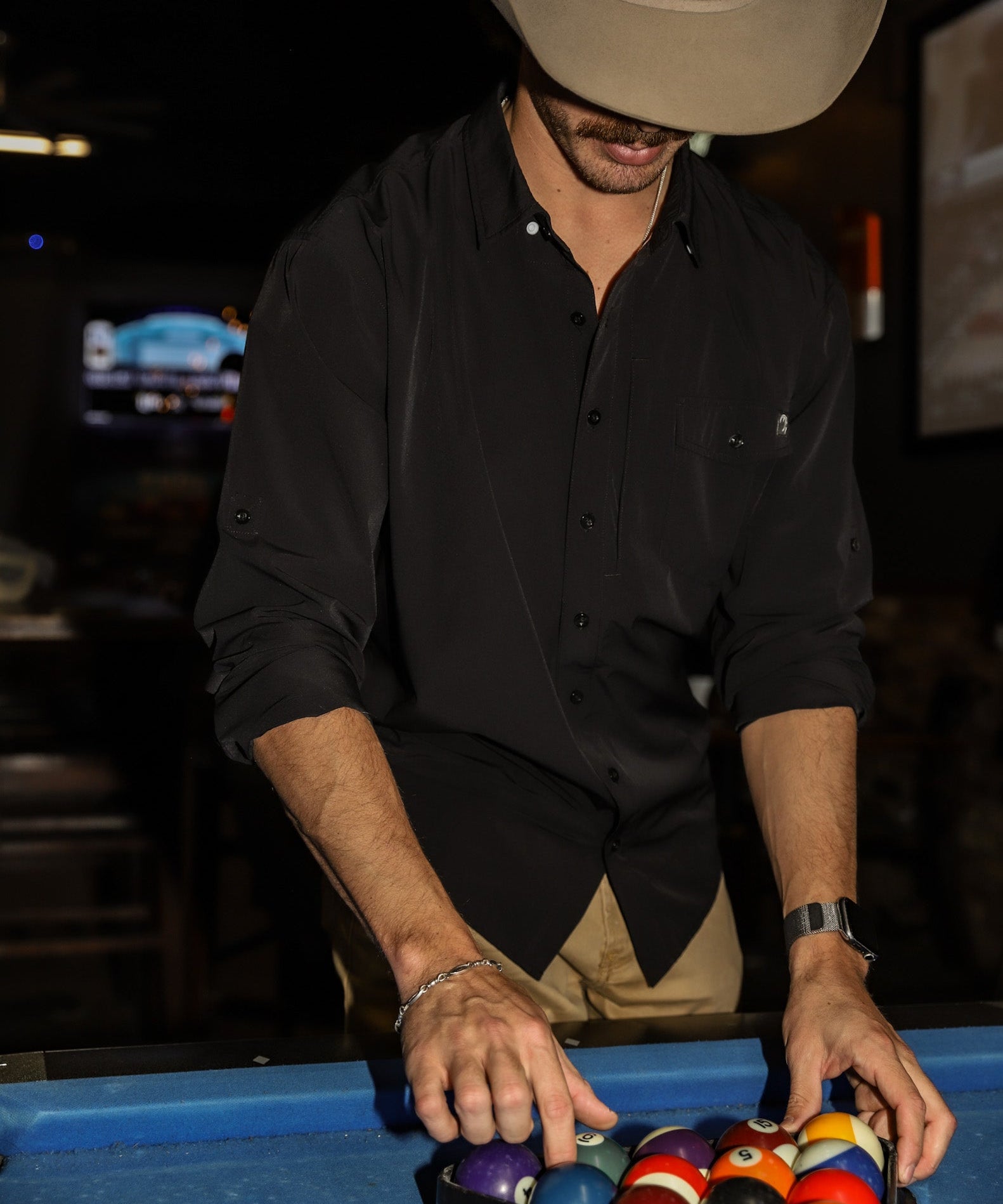 High Creek Long Sleeve Fishing Shirt Black - High Creek