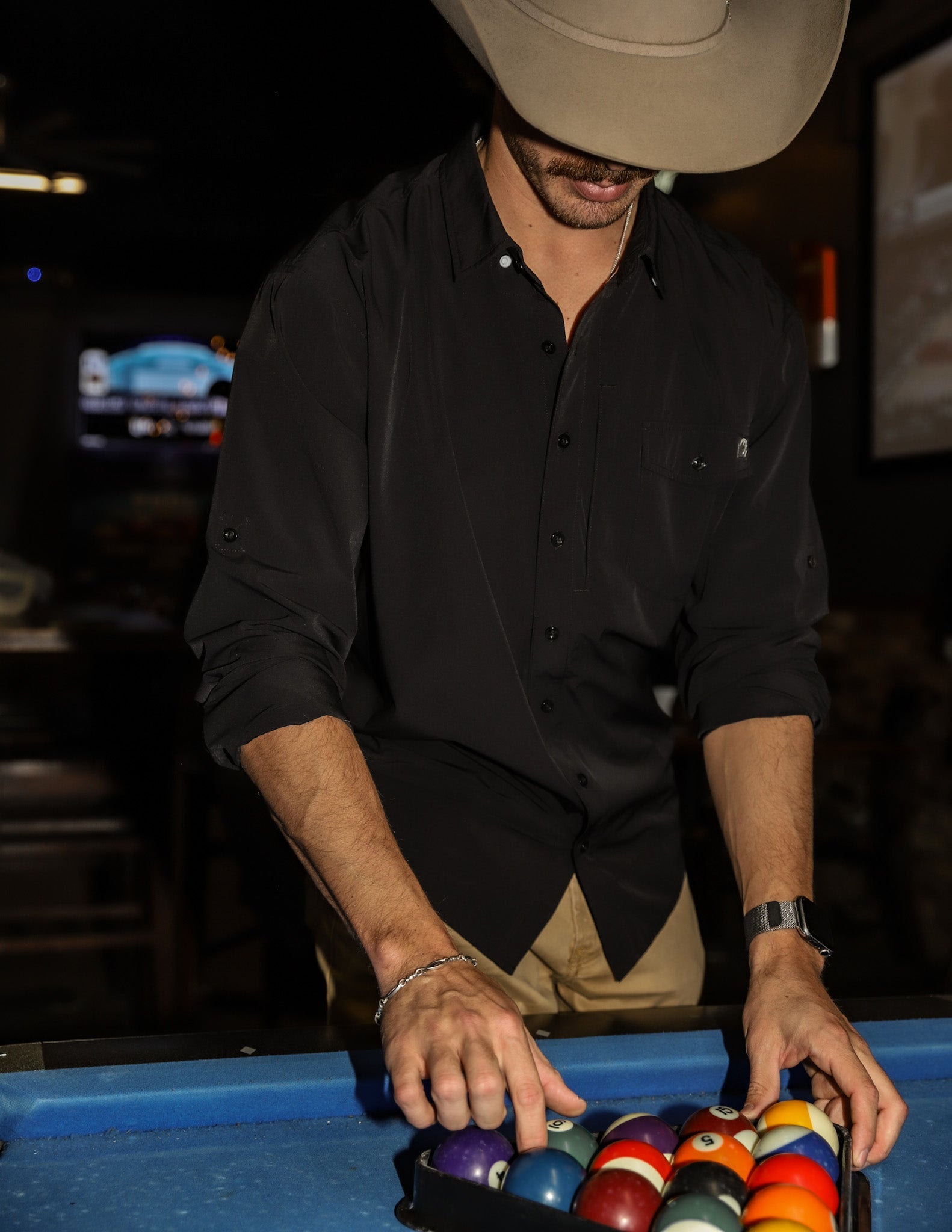 High Creek Long Sleeve Fishing Shirt Black - High Creek