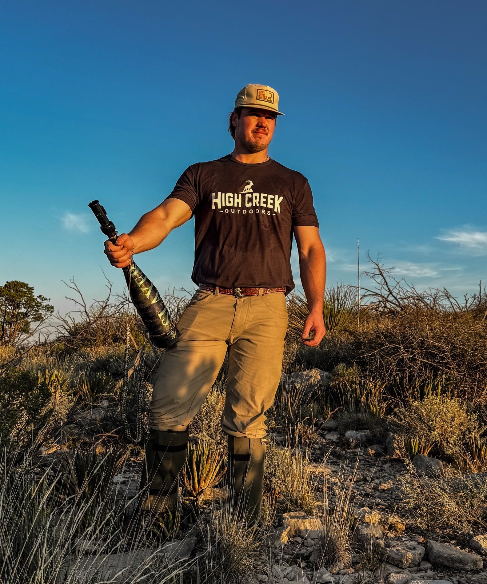 High Creek Outdoors Tee Black - High Creek