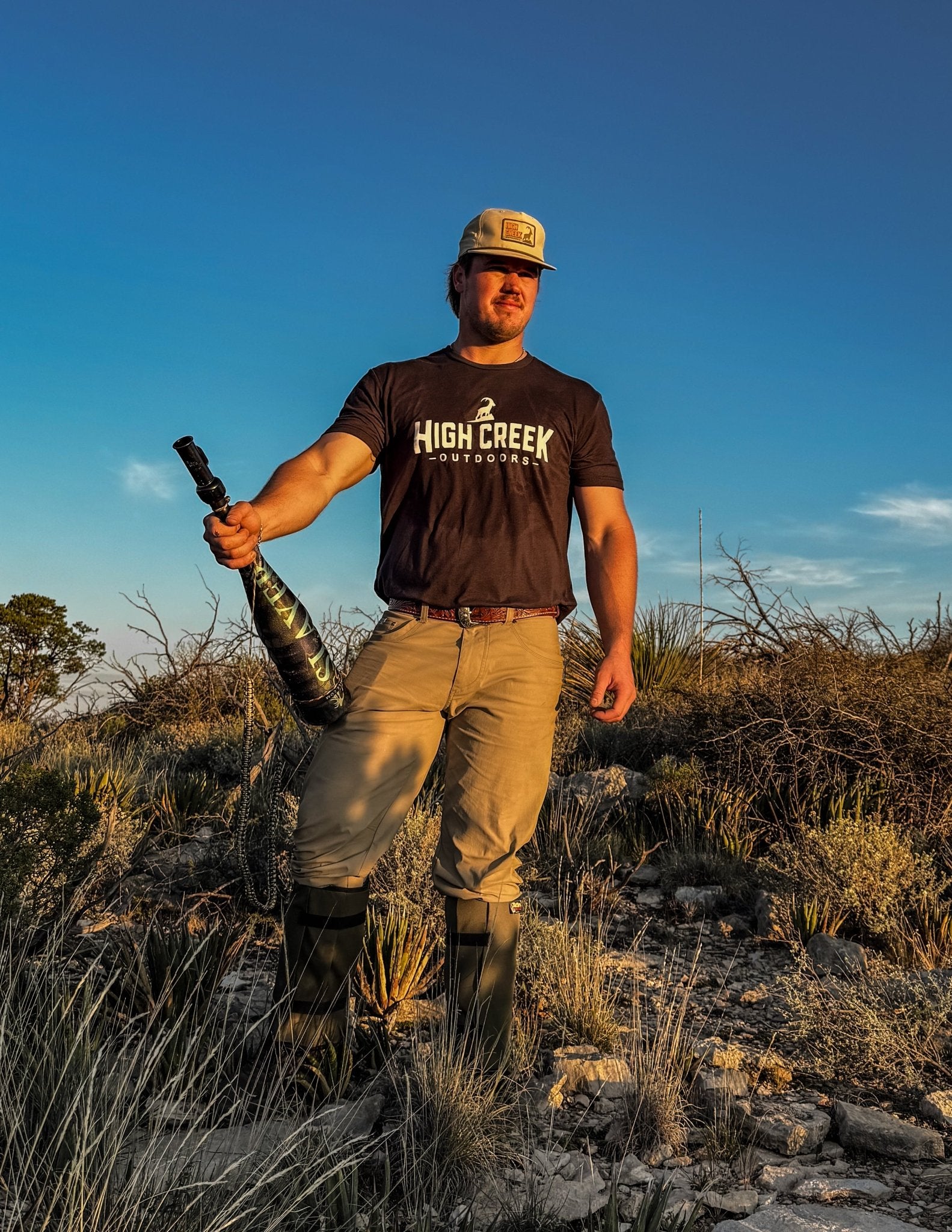 High Creek Outdoors Tee Black - High Creek